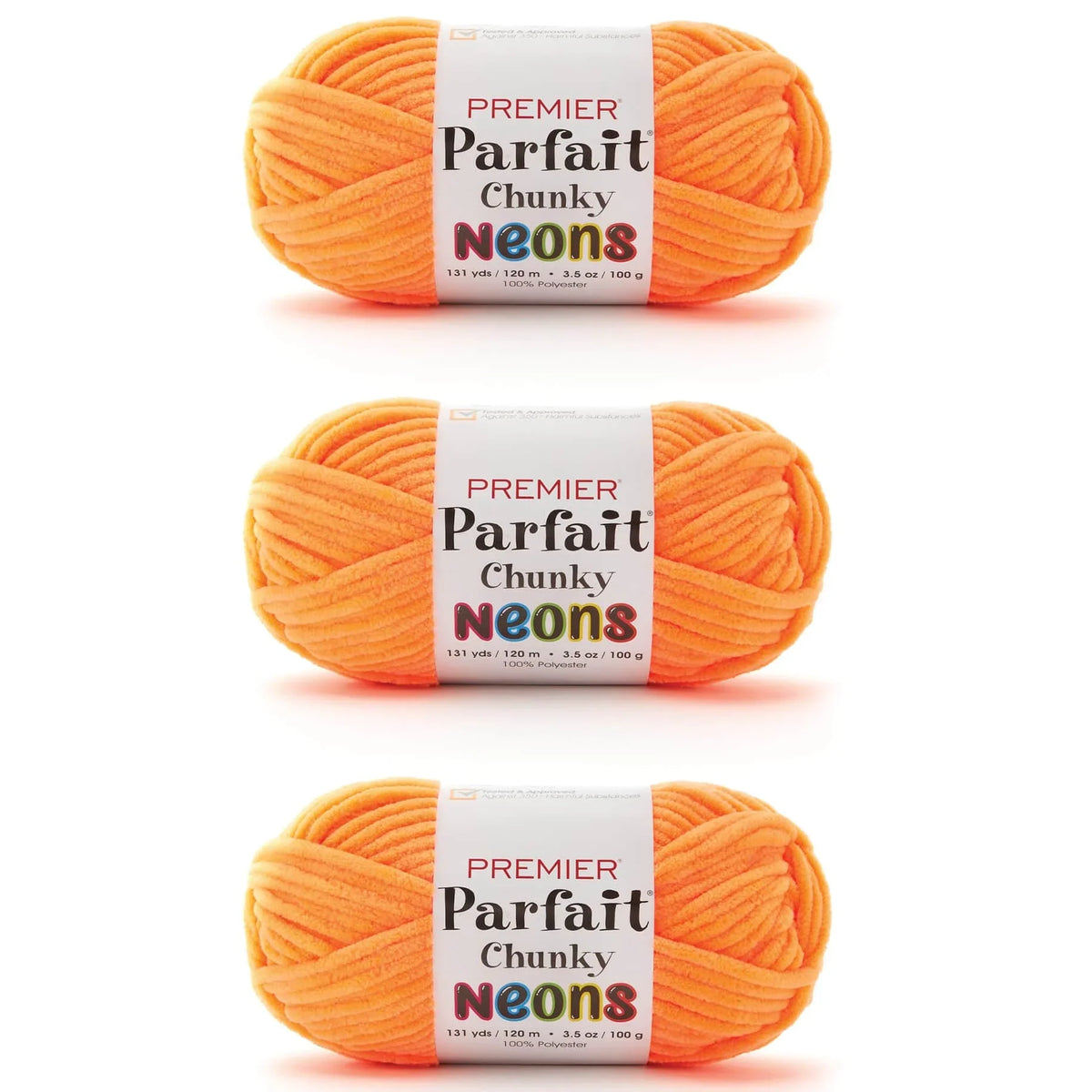 Parfait® Chunky Neons Bag of 3